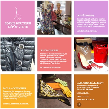 Sophie boutique depot vente Lorient
